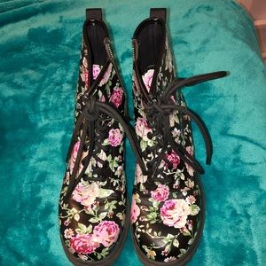 2/$35 Mossimo Floral Combat Boots